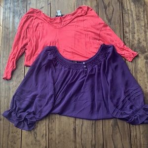 Three quarter length blouses from forever 21
